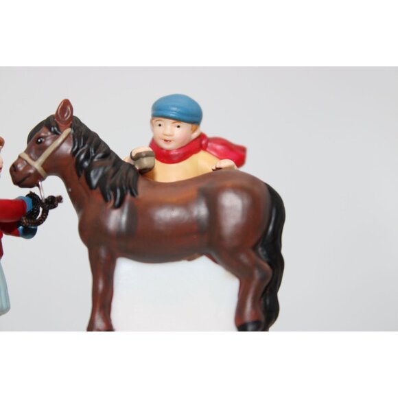 Dept 56 New England Village - A Christmas Pony - Picture 4 of 5
